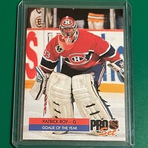 Patrick Roy #2 1992-93 Pro Set Hockey Trading Card